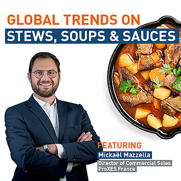 INTERVIEW: TENDANCES MONDIALES EN MATIÈRE DE RAGOÛTS, SOUPES ET SAUCES